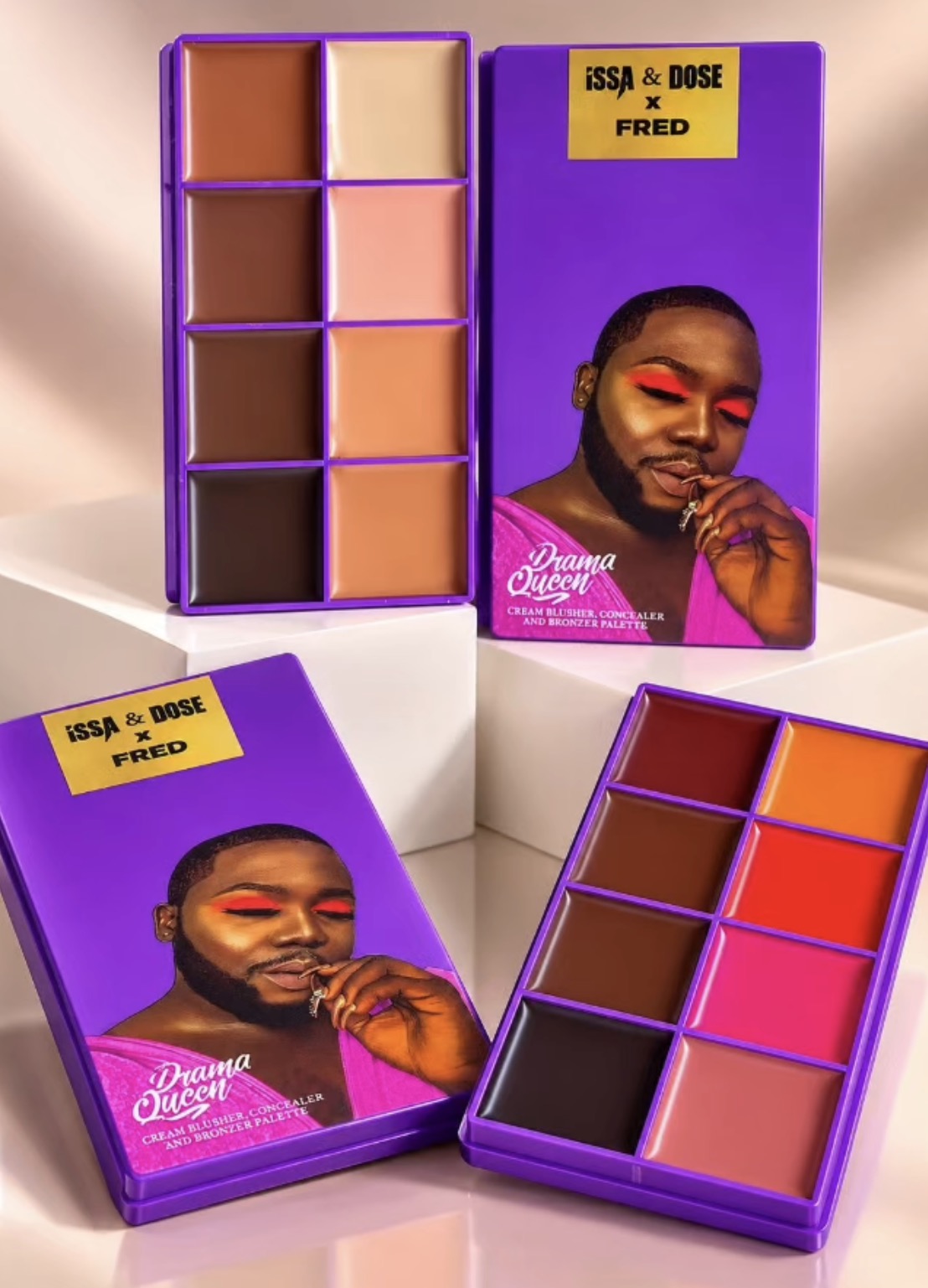 Issa & Dosse palette blush, bronzer , correcteur