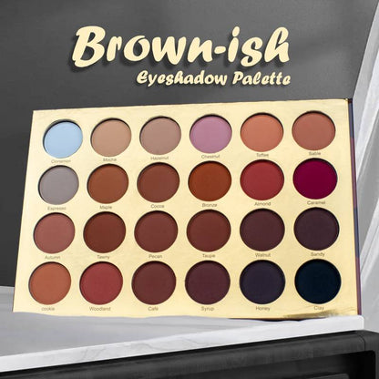 Brownish eyeshadow palette Blossom makeup