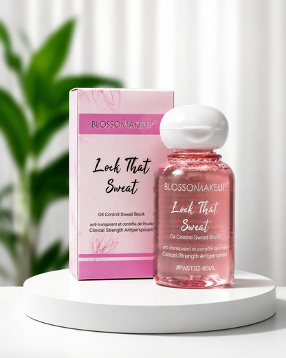 Lock that sweat Blossom makeup