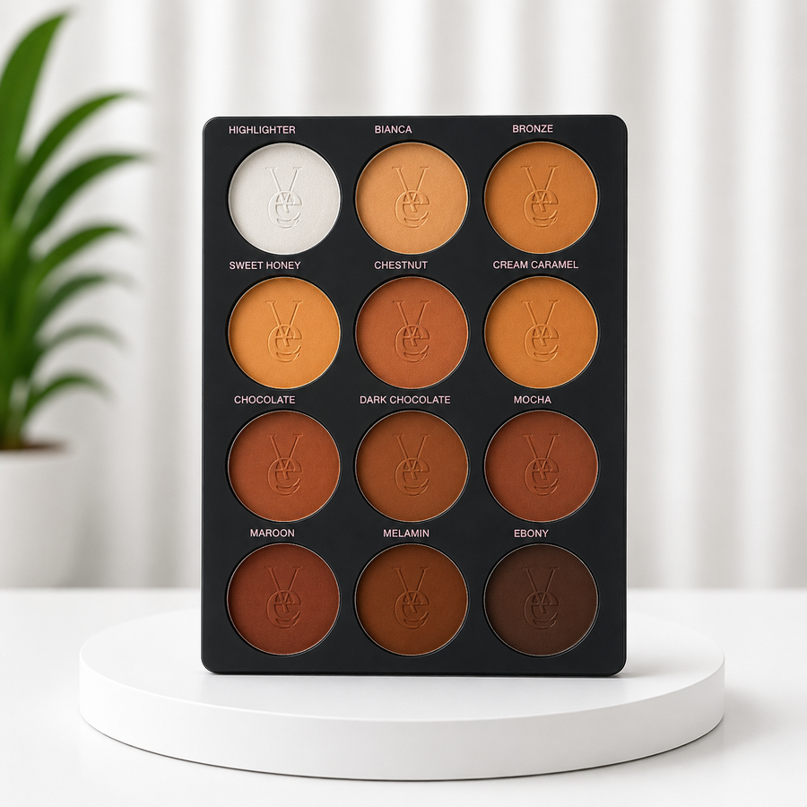 12-in-1 poudre compacte palette VEE BEAUTY