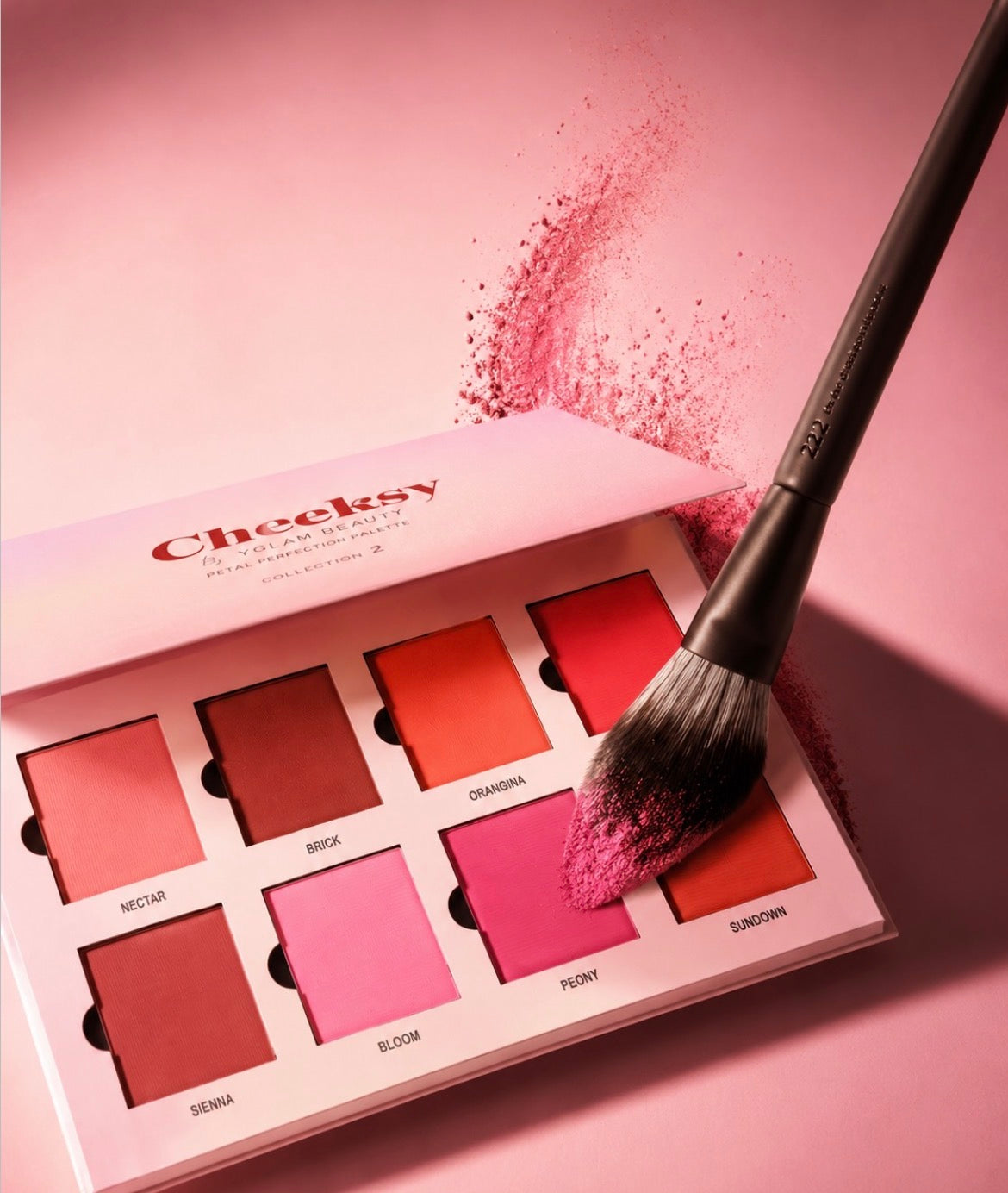 Palette de blush cheeksy petal perfection collection 2  YGLAM BEAUTY