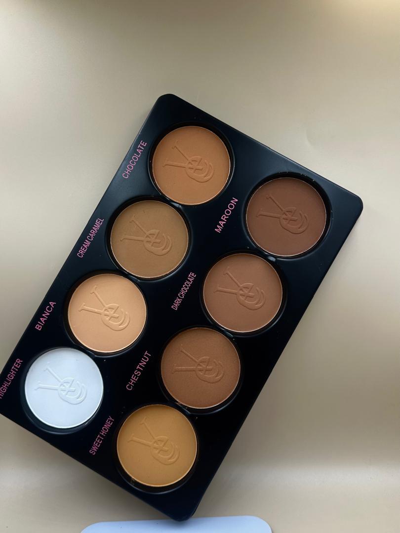 8-in-1 palette poudre compacte VEE BEAUTY