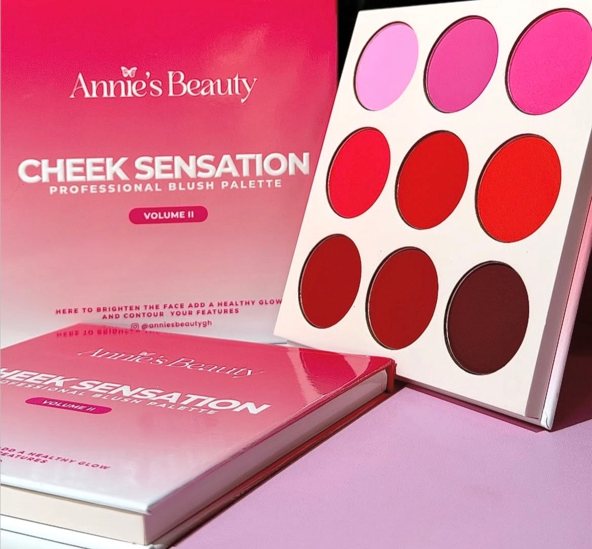 Annie’s Beauty Cheek sensation Blush Palette volume 2