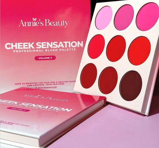 Annie’s Beauty Cheek sensation Blush Palette volume 2