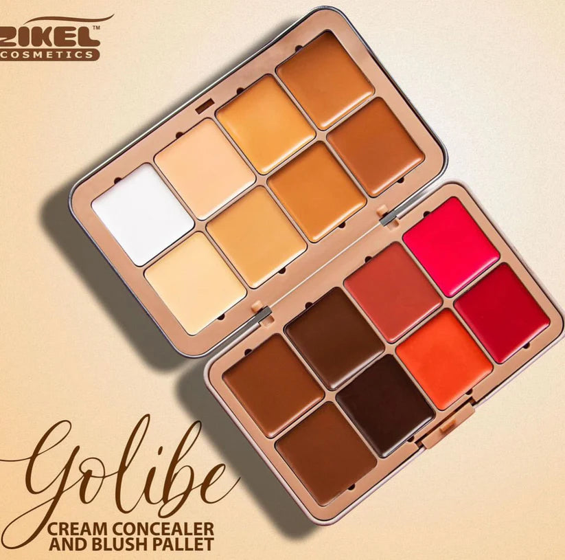 Palette anticerne- blush - teint zikel cosmetics