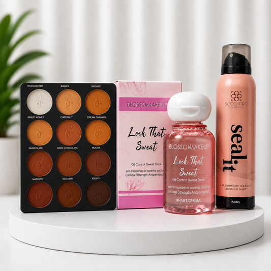 Ensemble de maquillage ( Vee beauty, blossom makeup, sooo pro cosmetics)